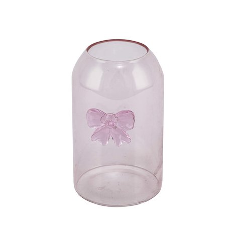 Vase With Bow Pink