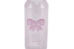 Vase With Bow Pink