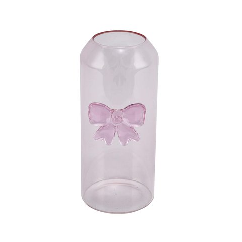 Vase With Bow Pink