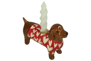 Candleholder Dachshund Dog