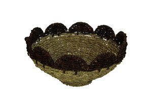 Basket Bowl Deco Seagrass