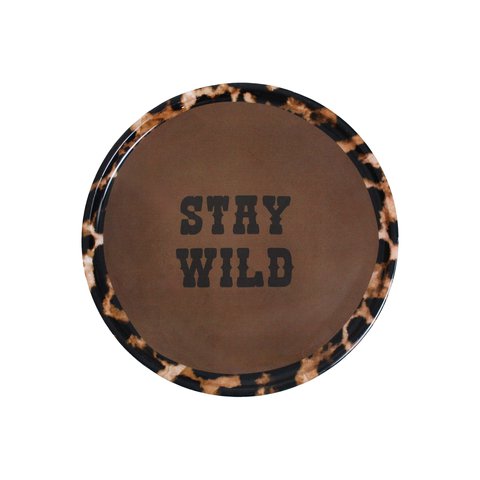 Plate Deco Stay Wild
