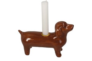 Candle Holder Dachshund Dog