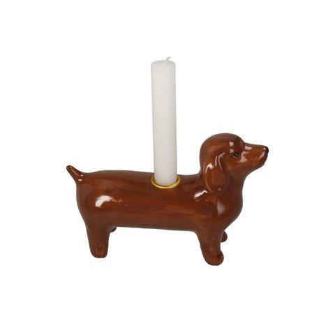 Candle Holder Dachshund Dog