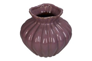 Vase Poppy Shape Lilac