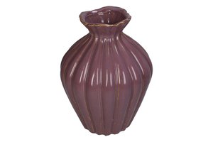 Vase Poppy Shape Lilac