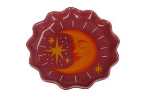 Plate Decor With Moon