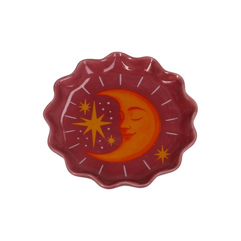 Plate Decor With Moon