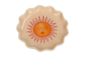 Plate Decor With Sun