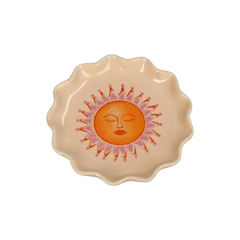Plate Decor With Sun