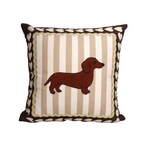 Cushion With Dachshund Dog