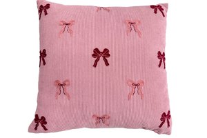 Cushion Velvet With Bows