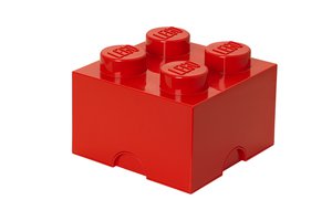 Lego Storage Brick Red