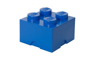 Lego Storage Brick Bright Blue