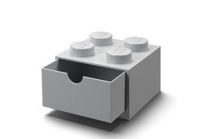 Lego Desk Drawer Stone Grey
