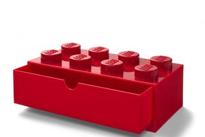 Lego Desk Drawer Red
