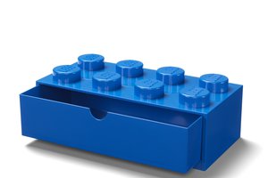 Lego Desk Drawer Bright Blue