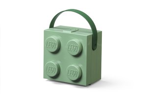 Lego Box With Handle Green
