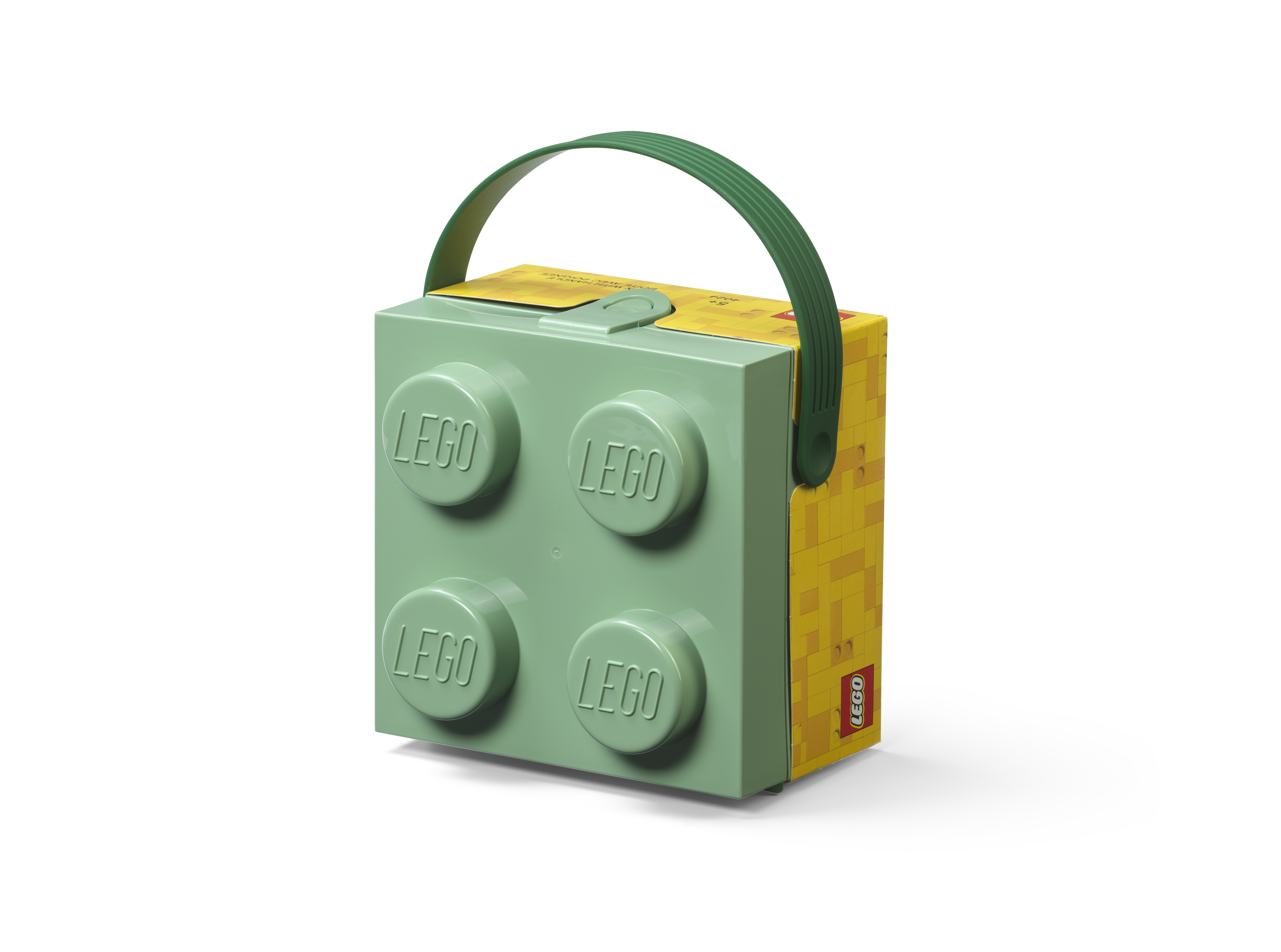 Lego Box With Handle Green