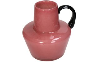 Vase With Handle Pink