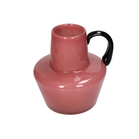 Vase With Handle Pink