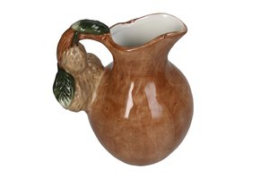 Jug With Walnuts On Hand