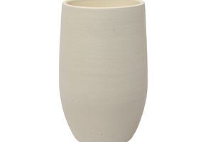 Vase Terracotta White