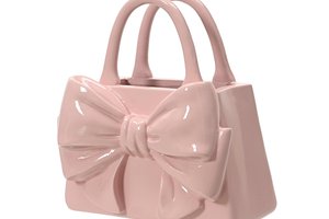 Planter Bag Shaped With Bow