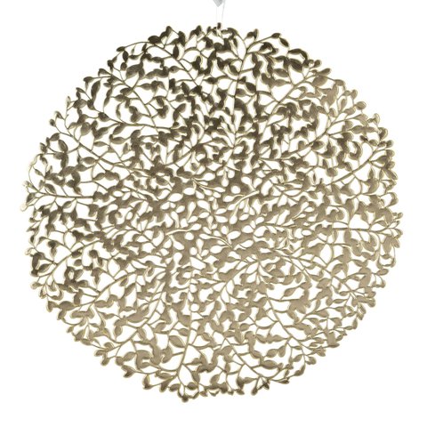 Placemat With Branches Gold